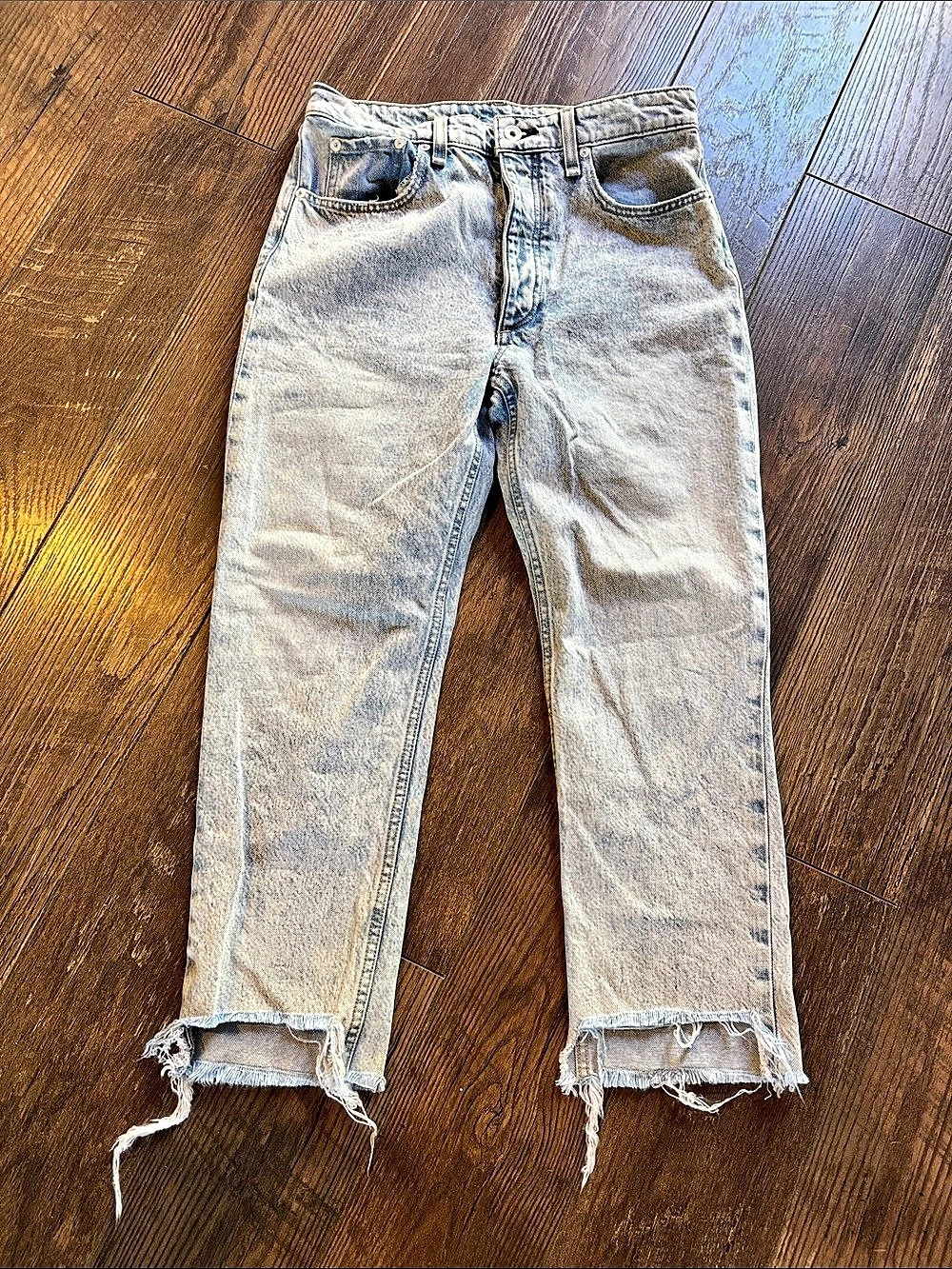 rag & bone Nina High-Rise Shorty Cigarette, Waist 27